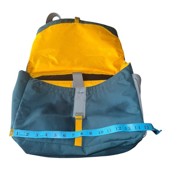 Cotopaxi Chuspa Teal/Gold Messenger Shoulder Travel Laptop Bag Tote 15L - Picture 17 of 17